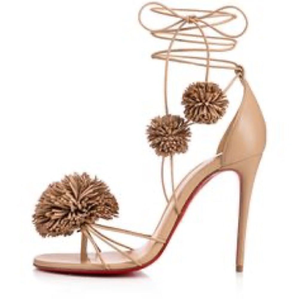 Christian Louboutin Starouchi Sandals Nude Size 36 100mm